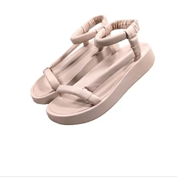 ASH Victoria Quilted Platform Sandals EUC $225 Size 41US 10.5/11 S2814